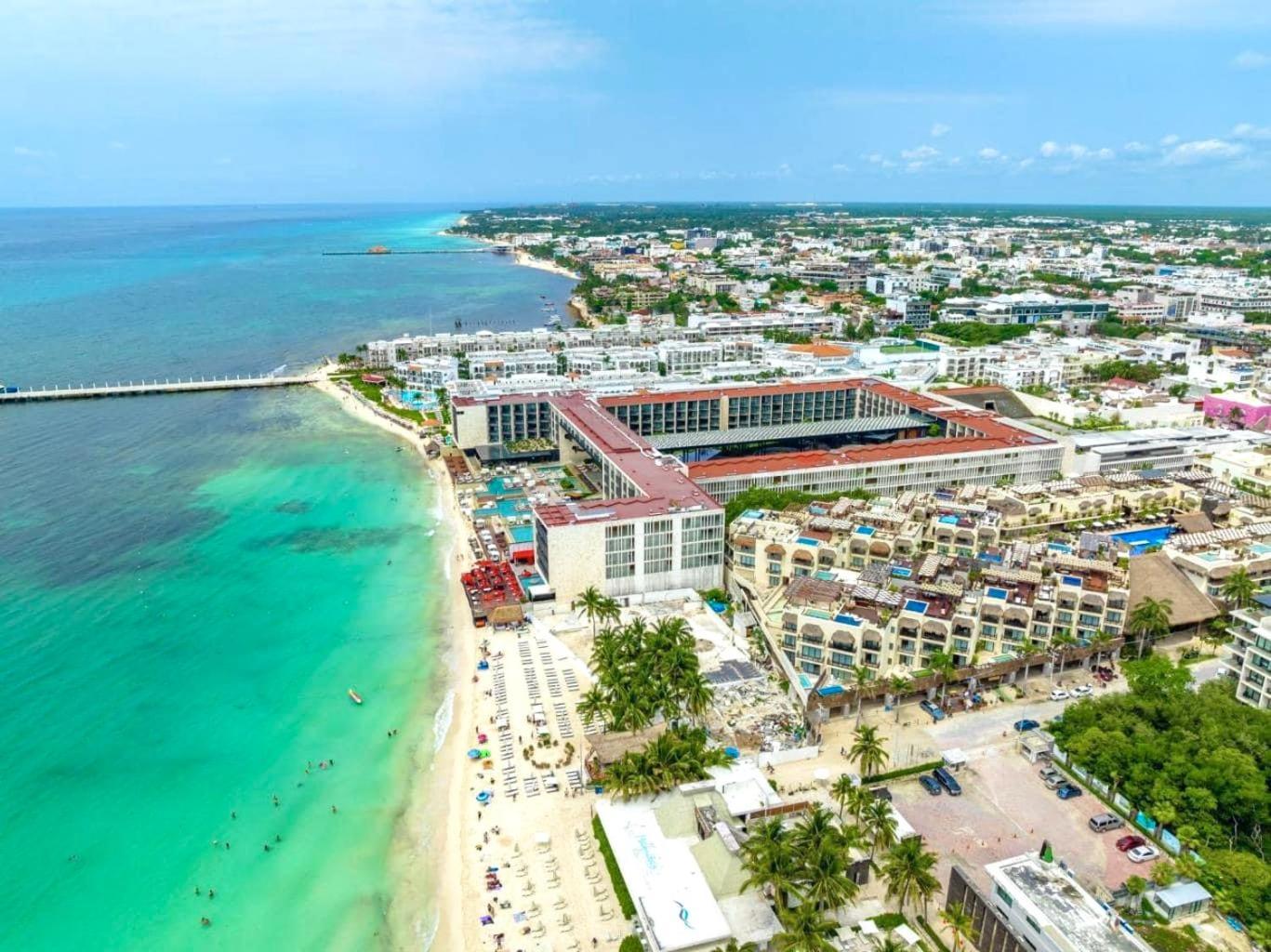 Апартаменты Departamento En Aldea Thai Con Terraza, Vista Al Mar Y Alberca Privada, Para 8 Personas Плая-дель-Кармен Экстерьер фото