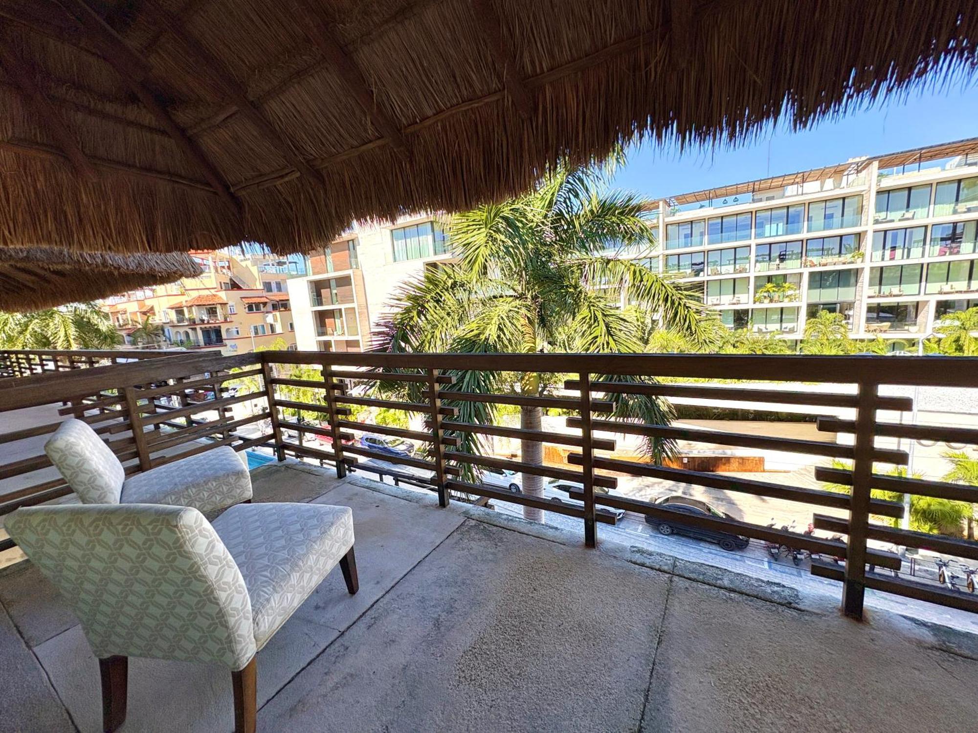 Апартаменты Departamento En Aldea Thai Con Terraza, Vista Al Mar Y Alberca Privada, Para 8 Personas Плая-дель-Кармен Экстерьер фото